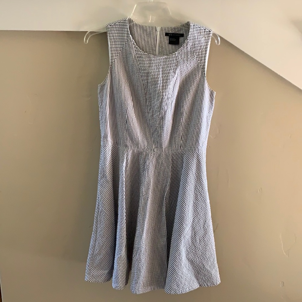 Armani Exchange, Seersucker dress, Size 6